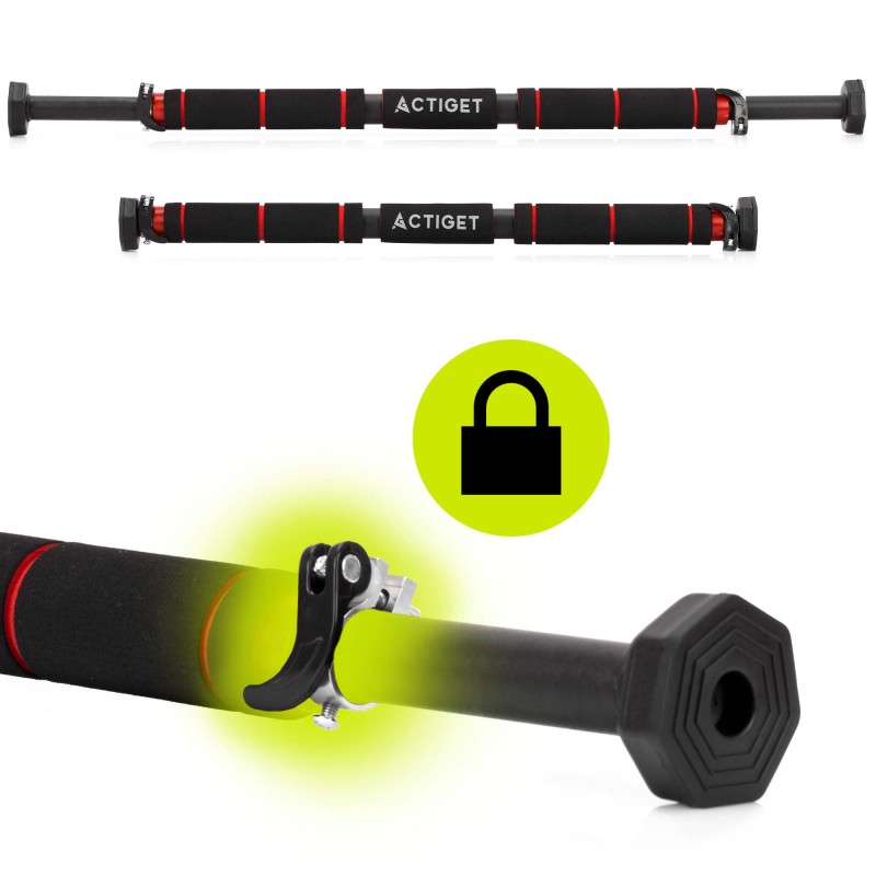 Турнік розсувний Actiget 62-100 см ACT0167 Black/Red
