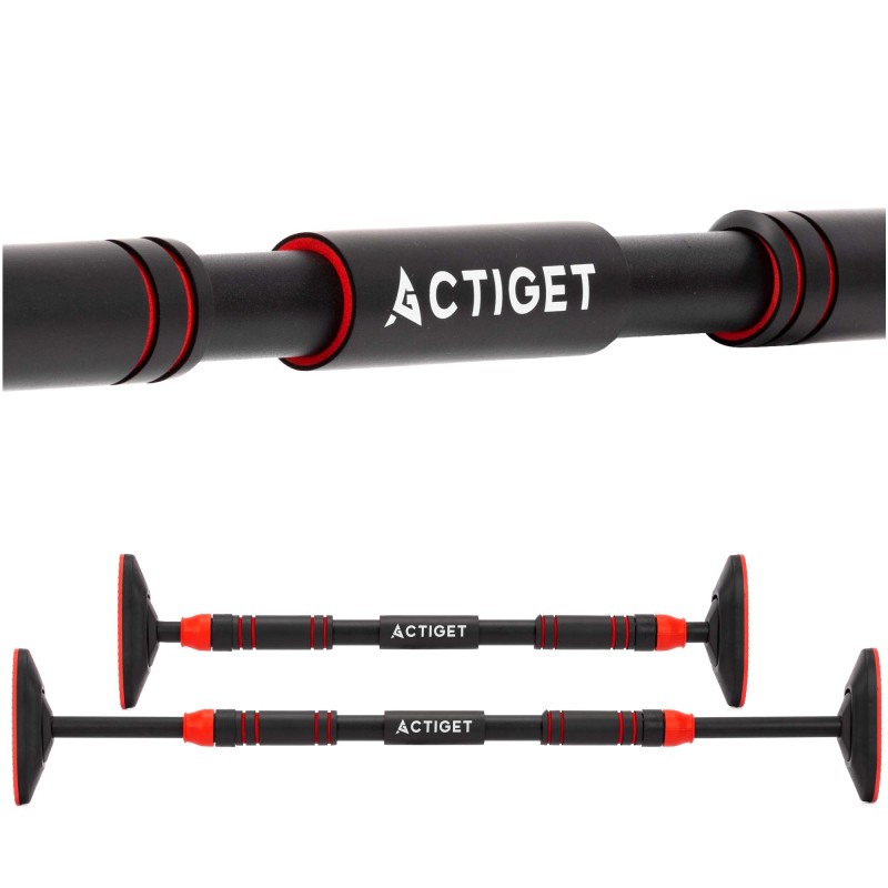 Турнік розсувний Actiget 72-105 см ACT0168 Black/Red