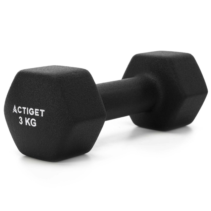 Набір гантелей вінілових Actiget 1, 2, 3 кг зі стійкою ACT0169