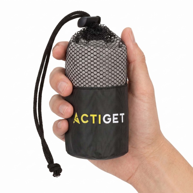 Рушник спортивний Actiget 80 x 40 см з мікрофібри ACT0183 Grey