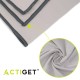 Рушник спортивний Actiget 80 x 40 см з мікрофібри ACT0183 Grey