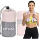 Рушник спортивний Actiget 80 x 40 см з мікрофібри ACT0184 Light Pink