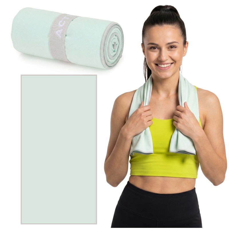 Рушник спортивний Actiget 80 x 40 см з мікрофібри ACT0185 Mint