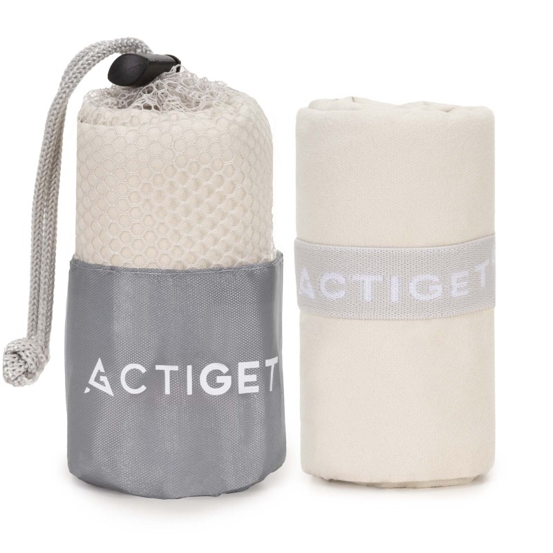Рушник спортивний Actiget 80 x 40 см з мікрофібри ACT0186 Biege