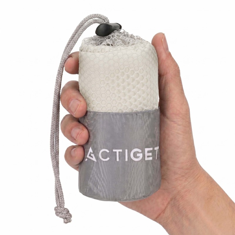 Рушник спортивний Actiget 80 x 40 см з мікрофібри ACT0186 Biege