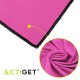 Рушник спортивний Actiget 180 x 100 см з мікрофібри ACT0187 Pink