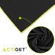 Рушник спортивний Actiget 180 x 100 см з мікрофібри ACT0189 Black