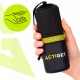 Рушник спортивний Actiget 180 x 100 см з мікрофібри ACT0189 Black