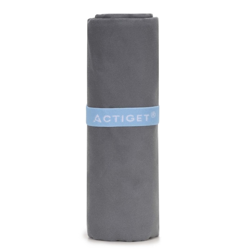 Рушник спортивний Actiget 180 x 100 см з мікрофібри ACT0190 Dark Grey