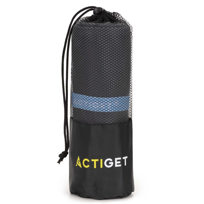Рушник спортивний Actiget 180 x 100 см з мікрофібри ACT0190 Dark Grey