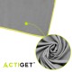 Рушник спортивний Actiget 180 x 100 см з мікрофібри ACT0192 Grey