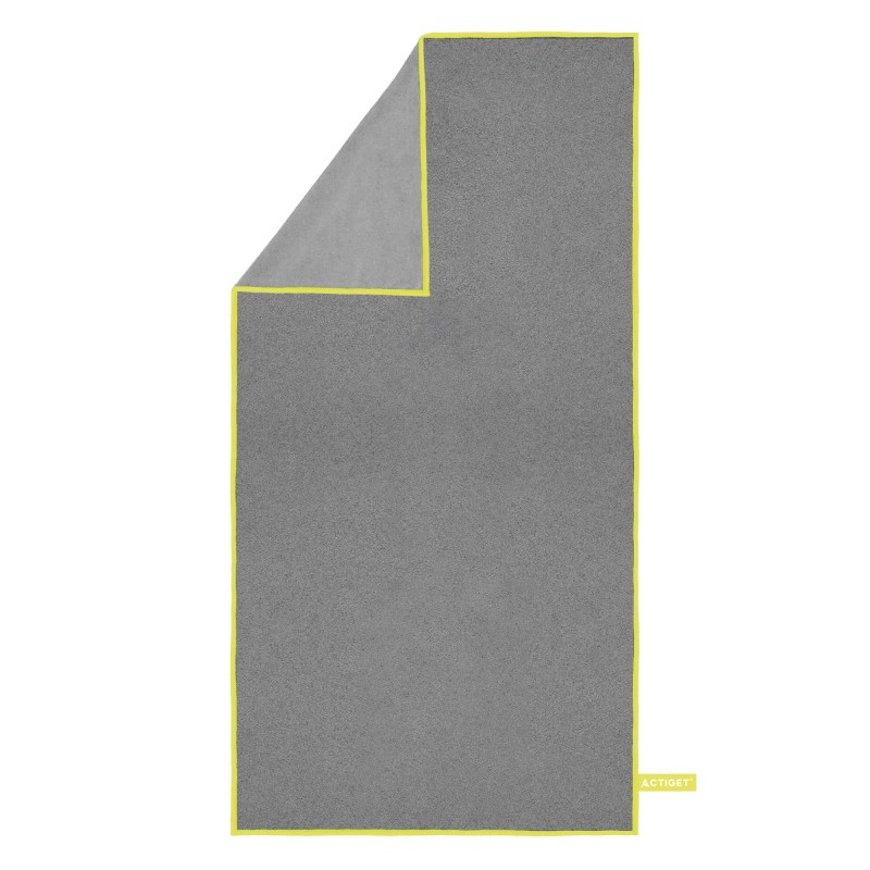 Рушник спортивний Actiget 180 x 100 см з мікрофібри ACT0192 Grey