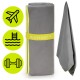 Рушник спортивний Actiget 180 x 100 см з мікрофібри ACT0192 Grey