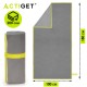 Рушник спортивний Actiget 180 x 100 см з мікрофібри ACT0192 Grey