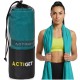 Рушник спортивний Actiget 180 x 100 см з мікрофібри ACT0195 Turquoise