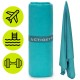 Рушник спортивний Actiget 180 x 100 см з мікрофібри ACT0195 Turquoise