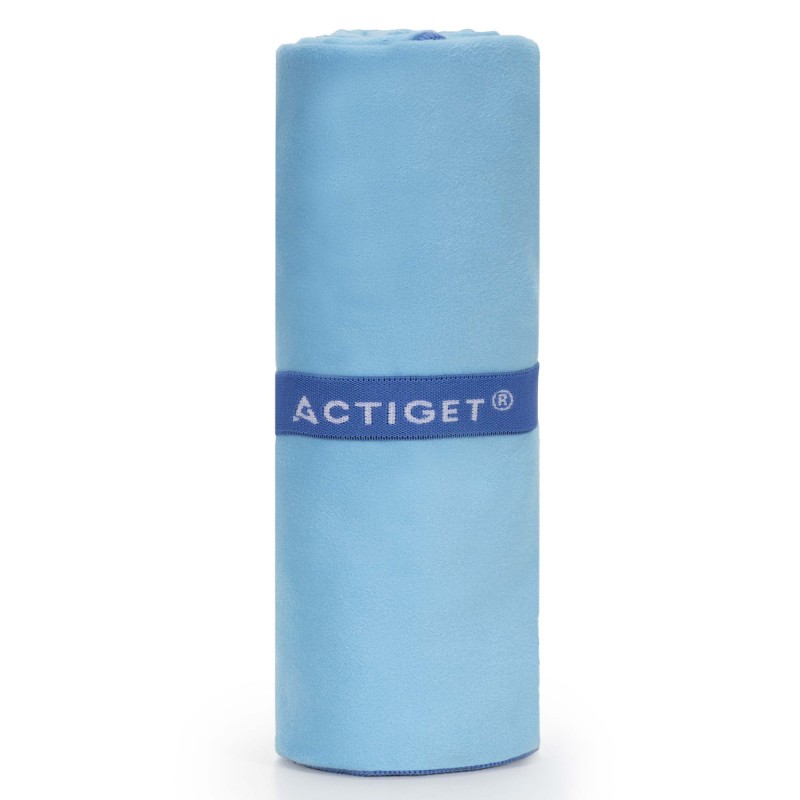Рушник спортивний Actiget 150 x 80 см з мікрофібри ACT0191 Blue