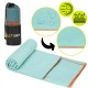 Рушник спортивний Actiget 150 x 75 см з мікрофібри ACT0194 Sky Blue