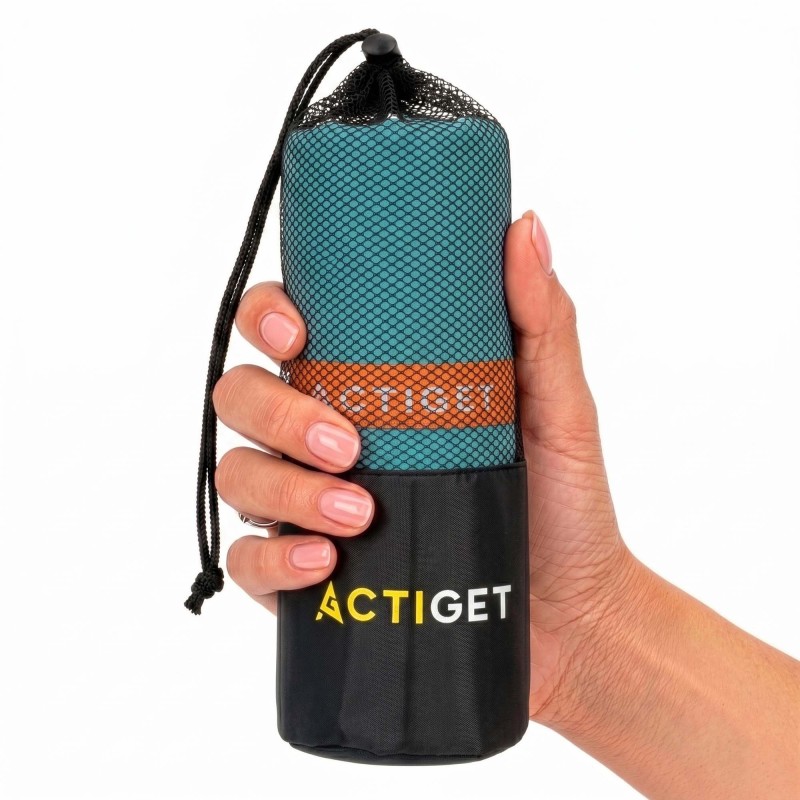 Рушник спортивний Actiget 150 x 75 см з мікрофібри ACT0194 Sky Blue