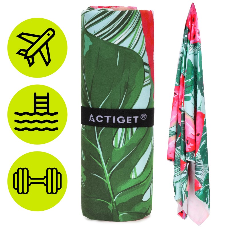 Рушник спортивний Actiget 180 x 100 см з мікрофібри ACT0196