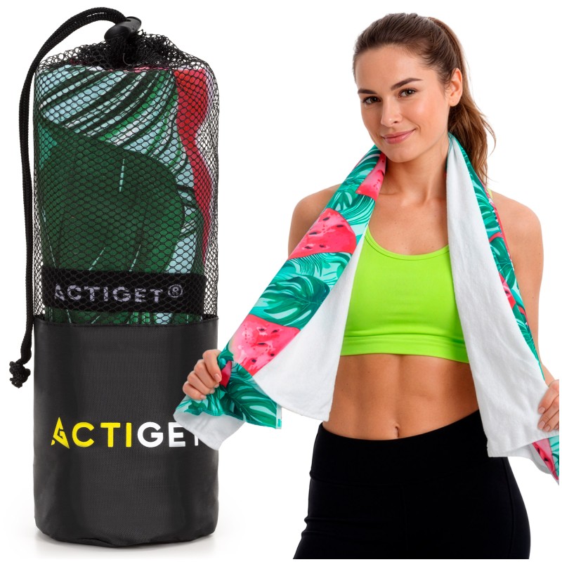 Рушник спортивний Actiget 180 x 100 см з мікрофібри ACT0196
