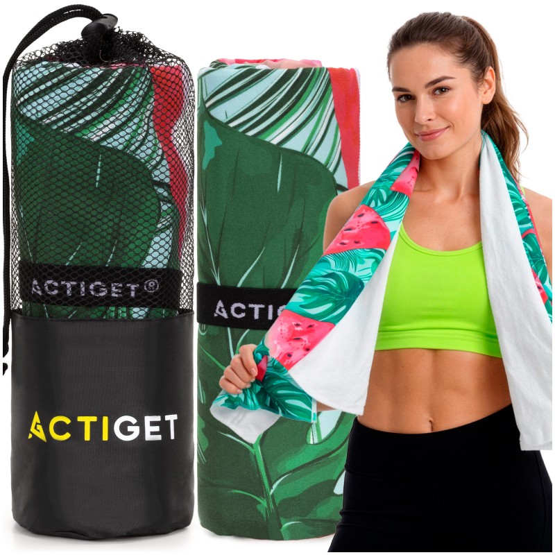Рушник спортивний Actiget 180 x 100 см з мікрофібри ACT0196