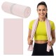 Рушник спортивний Actiget 180 x 100 см з мікрофібри ACT0198 Light Pink