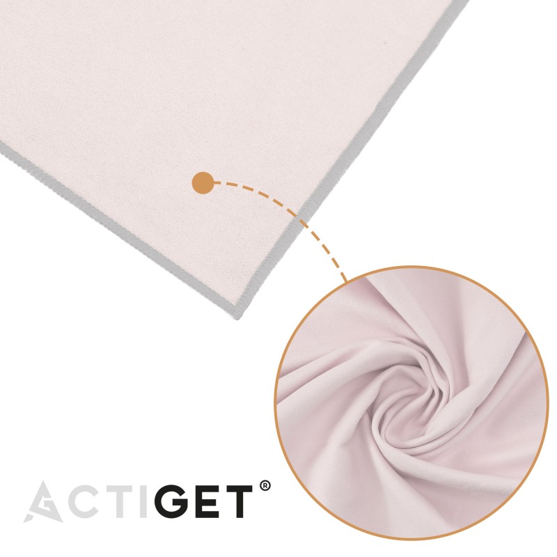 Рушник спортивний Actiget 180 x 100 см з мікрофібри ACT0198 Light Pink