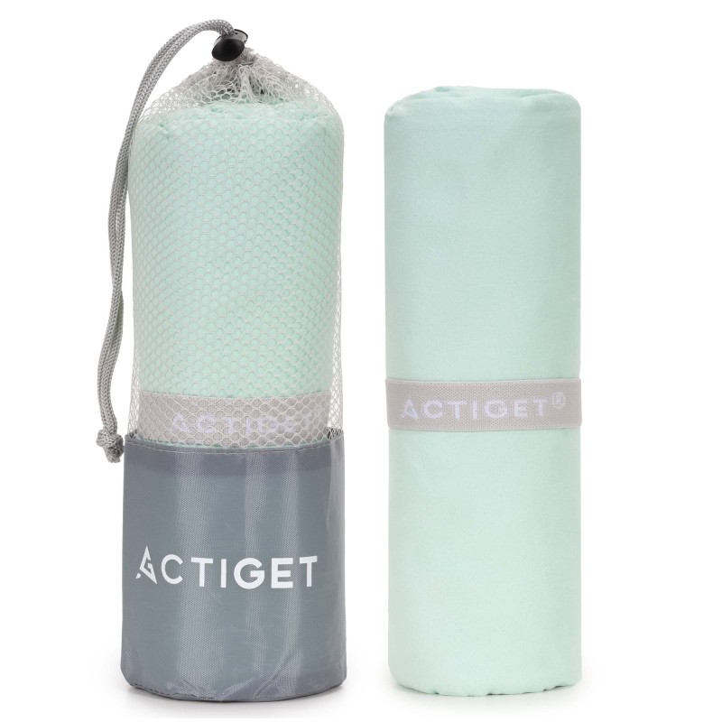 Рушник спортивний Actiget 180 x 100 см з мікрофібри ACT0199 Mint