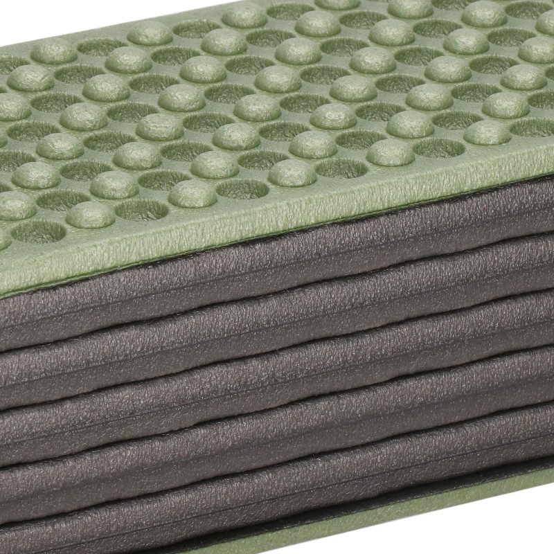 Каримат туристичний Springos XPE 182 x 60 x 0.8 cм складний PM0010 Green/Grey