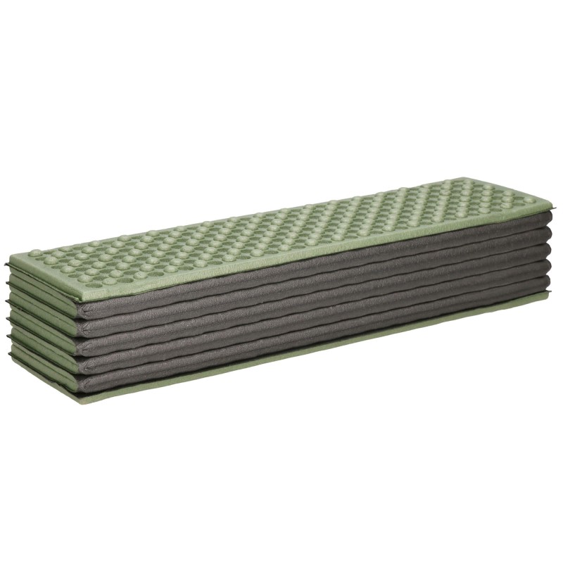 Каримат туристичний Springos XPE 182 x 60 x 0.8 cм складний PM0010 Green/Grey