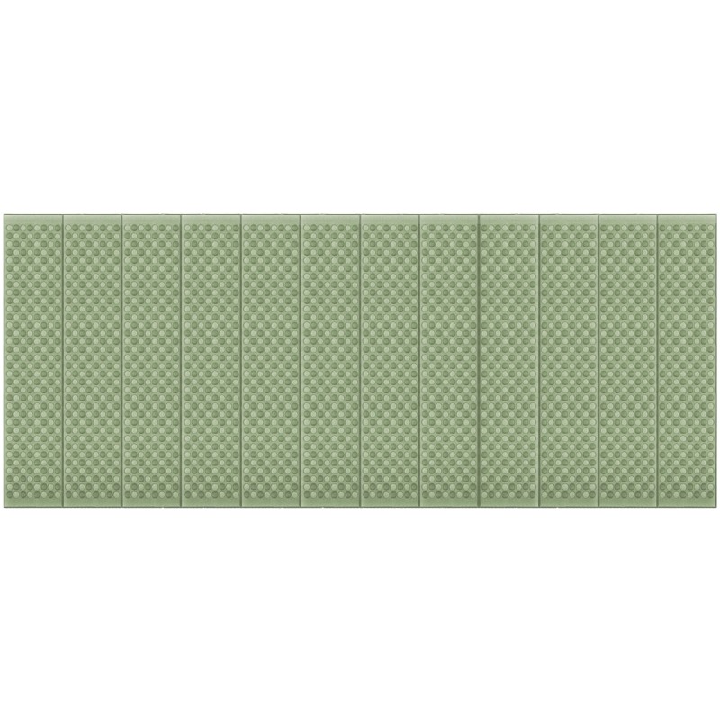 Каримат туристичний Springos XPE 182 x 60 x 0.8 cм складний PM0010 Green/Grey