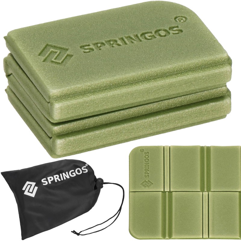 Сідачка туристична Springos XPE 37.5 x 28 x 0.6 см складна PM0012 Green