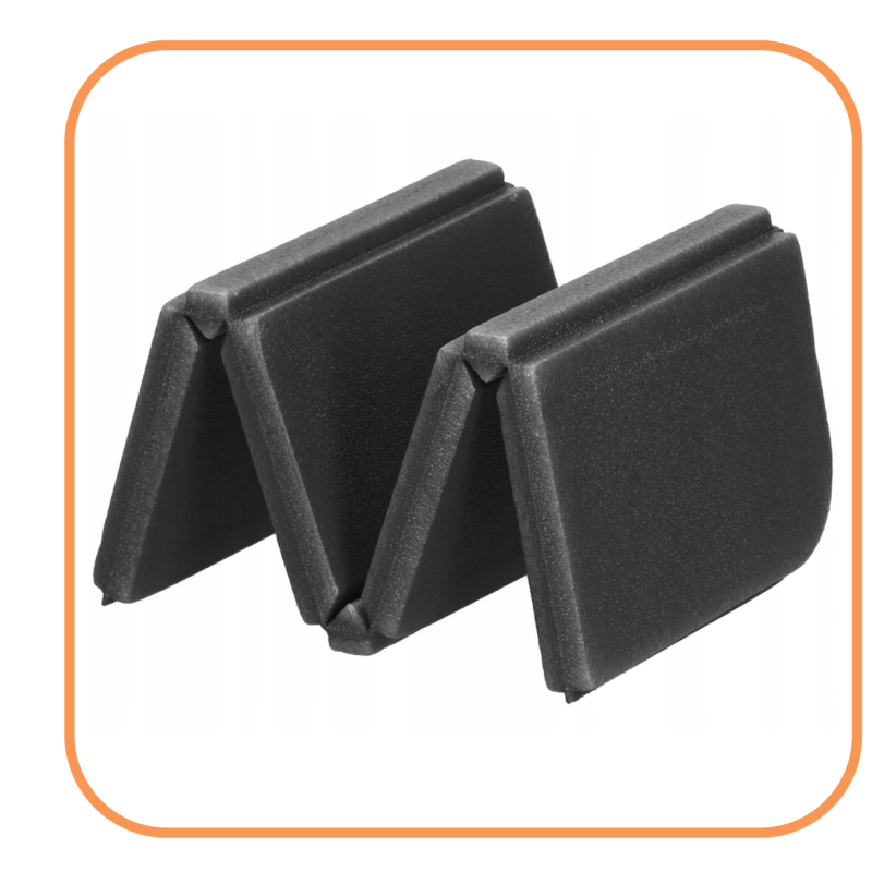 Сідачка туристична Springos XPE 37.5 x 28 x 0.6 см складна PM0013 Black