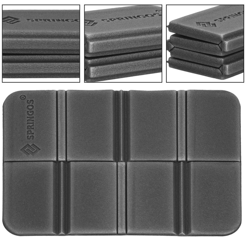 Сідачка туристична Springos XPE 37.5 x 28 x 0.6 см складна PM0013 Black