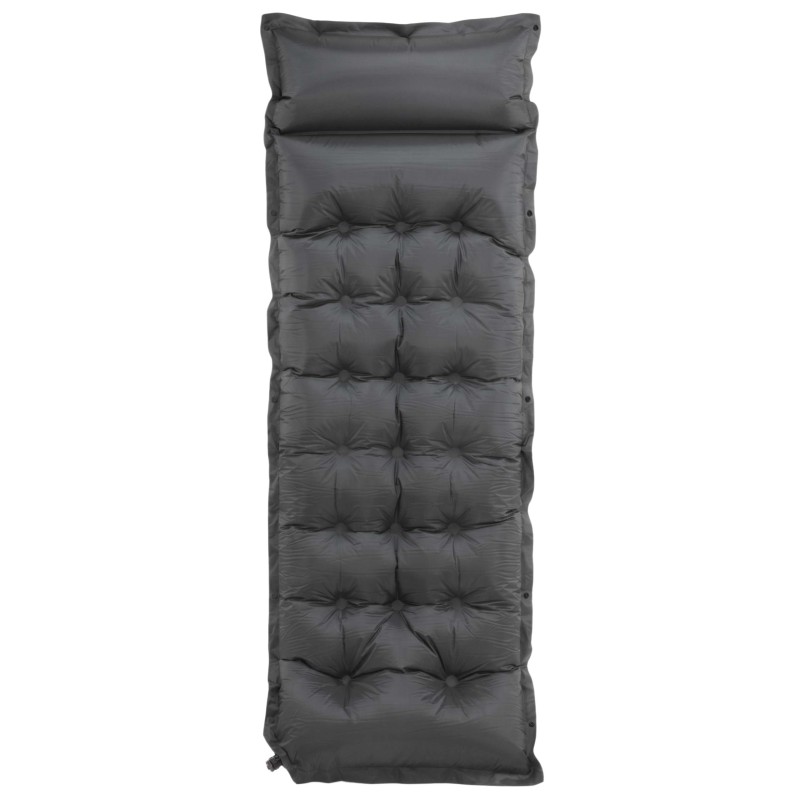 Килимок самонадувний Springos 193 x 66 x 3.5 см з подушкою PM053 Grey