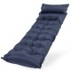 Килимок самонадувний Springos 193 x 66 x 3.5 см з подушкою PM054 Navy Blue