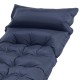 Килимок самонадувний Springos 193 x 66 x 3.5 см з подушкою PM054 Navy Blue