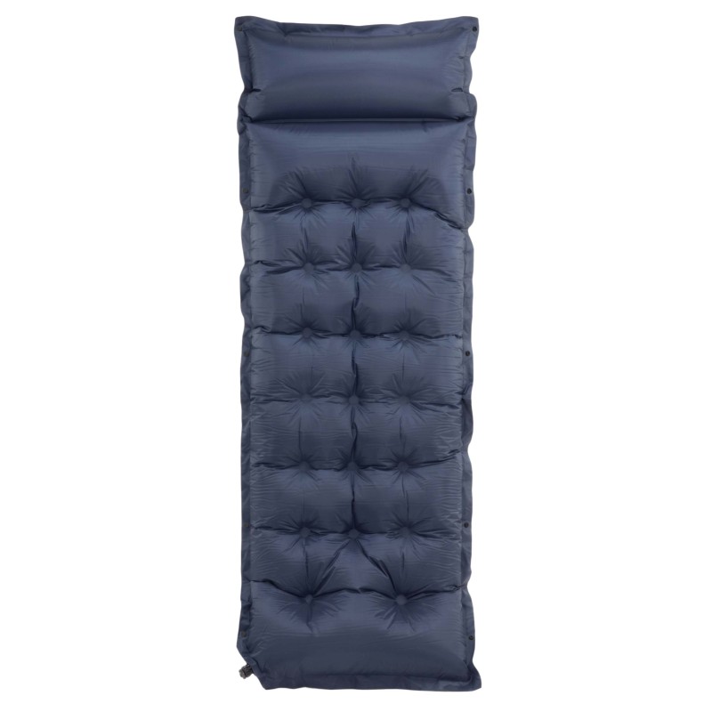 Килимок самонадувний Springos 193 x 66 x 3.5 см з подушкою PM054 Navy Blue