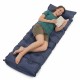 Килимок самонадувний Springos 193 x 66 x 3.5 см з подушкою PM054 Navy Blue
