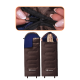 Спальний мішок (спальник) Springos 2 в 1 CS0121 0 ...+8 °C R Brown/Navy Blue