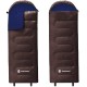Спальний мішок (спальник) Springos 2 в 1 CS0121 0 ...+8 °C R Brown/Navy Blue