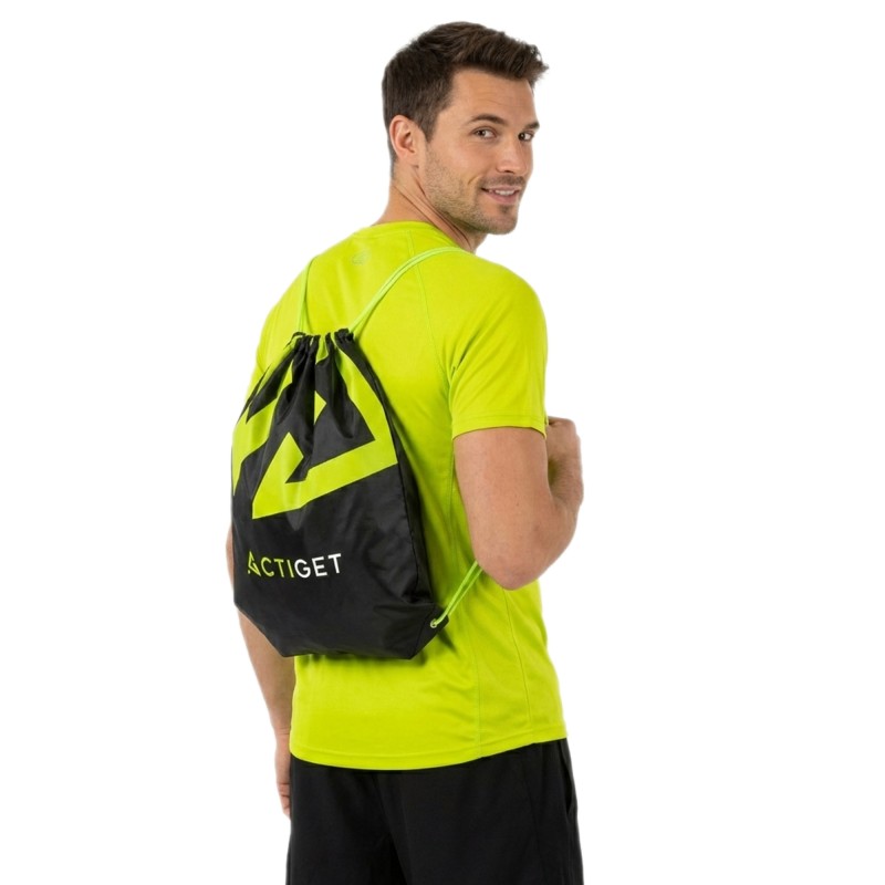 Сумка для взуття Actiget 20 л спортивна сумка зі шнурком ACT0179 Black