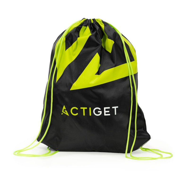 Сумка для взуття Actiget 20 л спортивна сумка зі шнурком ACT0179 Black