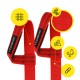 Лямки атлетичні для тяги Cornix Lifting Straps XR-0505 Red