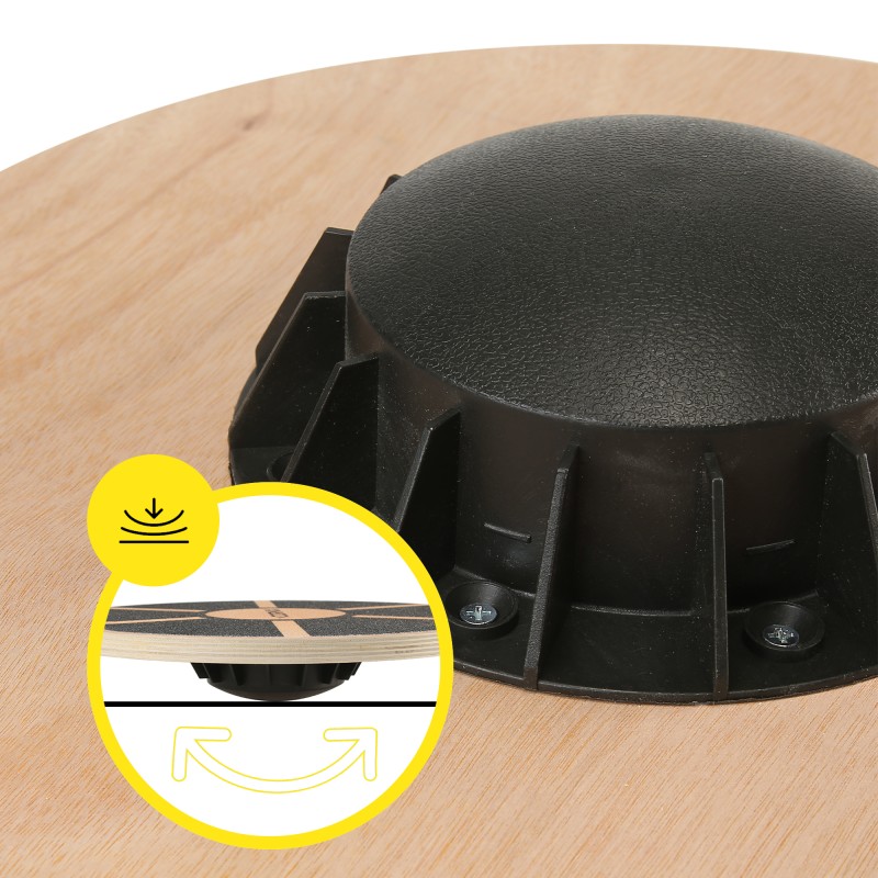 Балансувальна платформа Cornix кругла, дерев'яна XR-0502