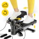 Степер (міні-степер) 4FIZJO ProStep X 2 в 1 з еспандерами Black (P-5905973410731)