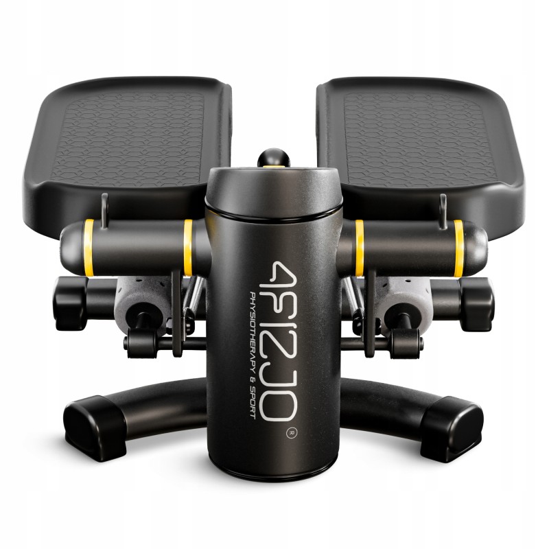 Степер (міні-степер) 4FIZJO ProStep X 2 в 1 з еспандерами Black (P-5905973410731)