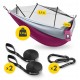 Гамак туристичний Mountain Goat 270 x 140 см з москітною сіткою, одномісний, підвісний Pink/Grey (P-5905973408035)