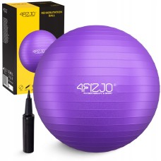 М'яч для фітнесу (фітбол) 4FIZJO 65 см Anti-Burst Violet (P-5905973404778)